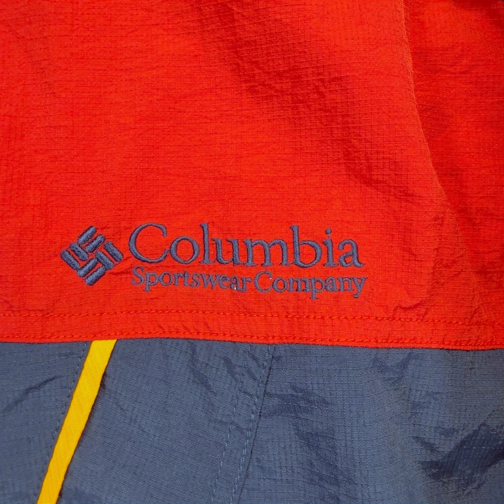 Vintage Columbia Mens XL Bud Racing Hooded Windbreaker Jacket 90s Nylon - Picture 3 of 12